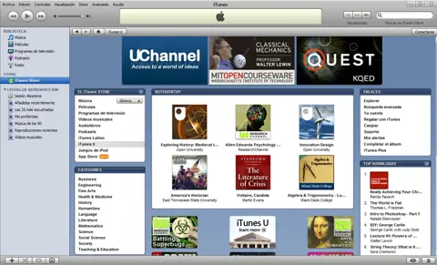 iTunesU: un nuevo paraiso geek