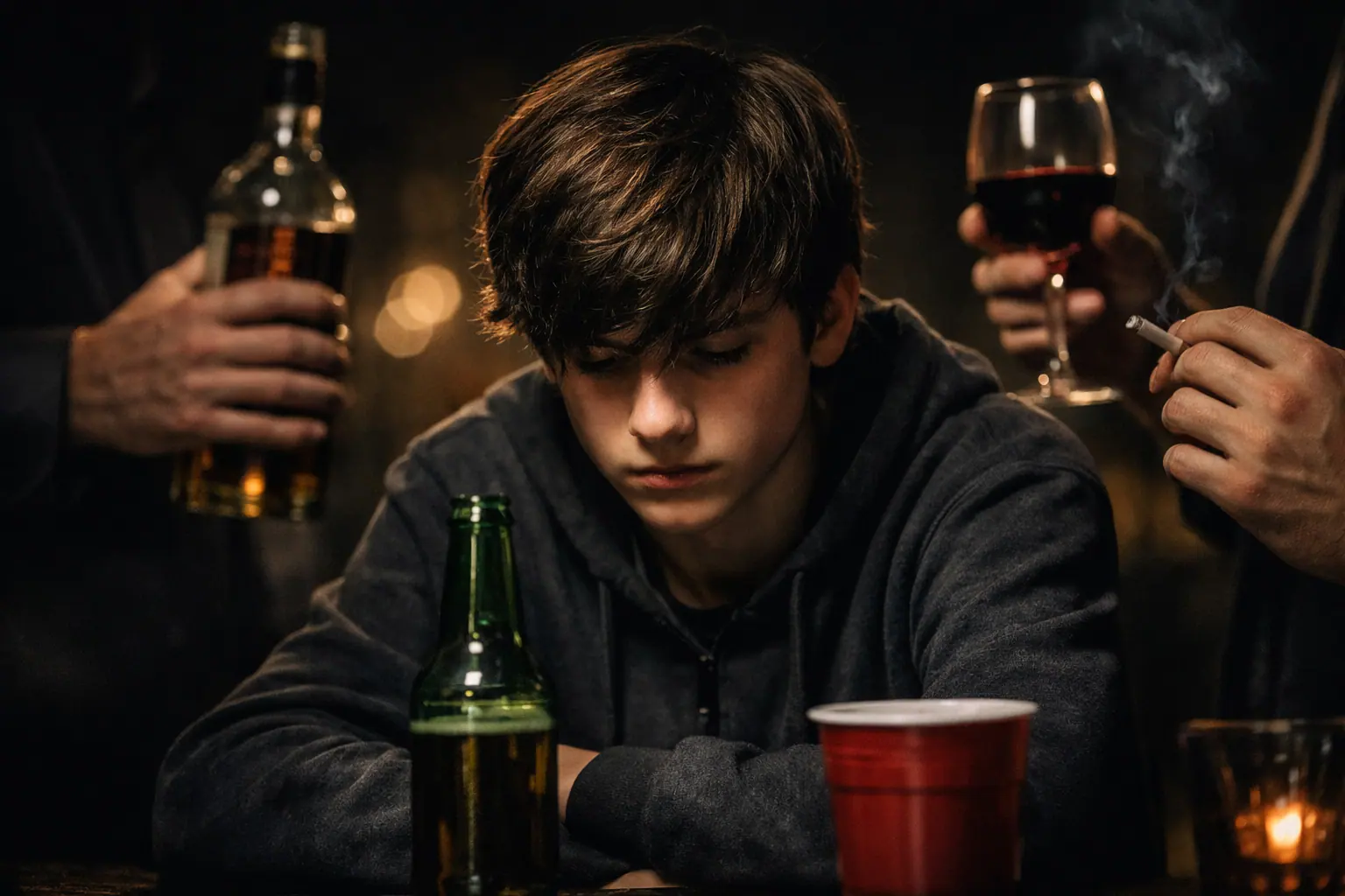 La hipocresía de los adultos y el alcohol